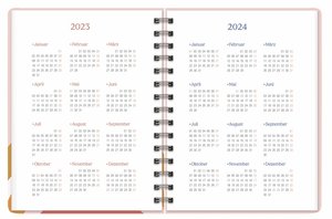 Life Spiral-Kalenderbuch A5 2023. Geburtstagsplaner, Feiertage, Ferien und Platz zum Eintragen in einem praktischen Kalender zum Mitnehmen. Terminplaner mit Wochenkalendarium für perfekten Überblick.
