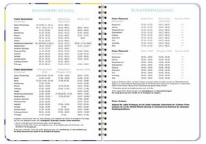 Zitrone Schüler-/Studentenkalender A5  - 2022