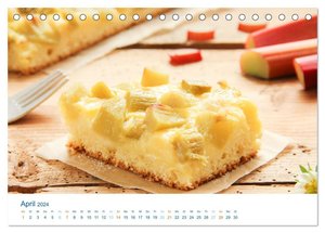 Köstlicher Rhabarber (Tischkalender 2024 DIN A5 quer), CALVENDO Monatskalender