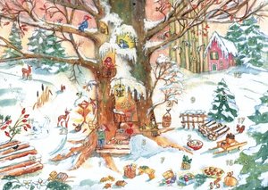 Adventskalender mit 24 Türchen