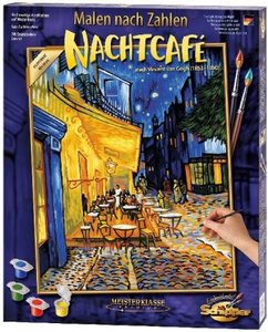 Schipper 609130359 - Nachtcafe von V. Van Gogh, MNZ, Malen nach Zahlen