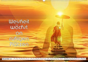 Spruchkalender - frech und bunt (Wandkalender 2021 DIN A2 quer)
