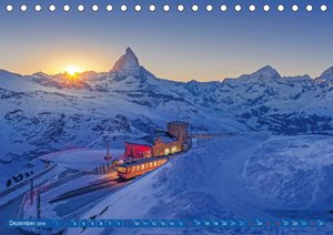 Im Zug durch Schweizer Berge