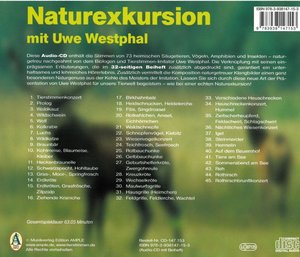 Naturexkursion, 1 Audio-CD