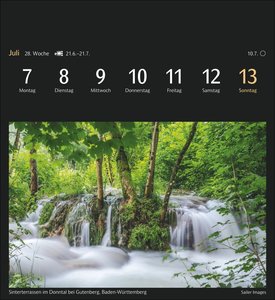 Deutschlands Natur Postkartenkalender 2025
