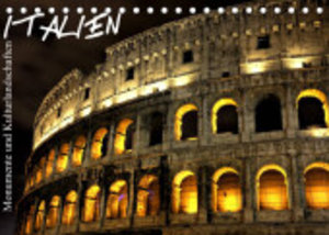 Italien - Monumente und Kulturlandschaften (Tischkalender 2023 DIN A5 quer)