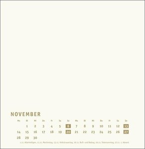 Bastelkalender gold groß 2022