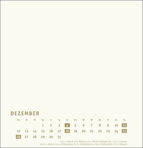 Bastelkalender gold groß 2022