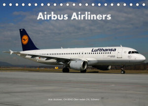 Airbus Airliners (Tischkalender 2023 DIN A5 quer)