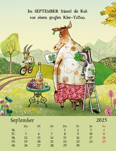 Wandkalender 2025: Der tierisch tolle Tierkalender