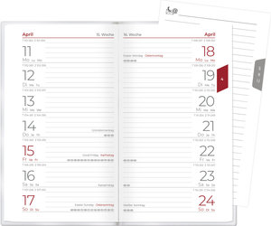 Taschenplaner Style Wildblumen 2025 - Taschen-Kalender 9,5x16 cm - seperates Adressheft - 1 Seite 1 Woche - 64 Seiten - Notiz-Heft - Alpha Edition