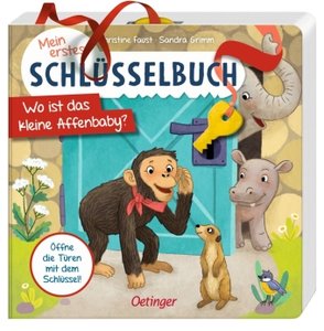 Mein erstes Schlüsselbuch. Wo ist das kleine Affenbaby?