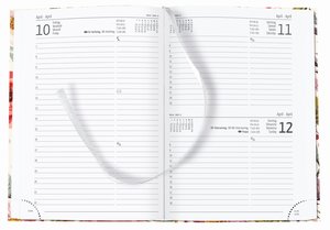 Buchkalender Style Flower Field 2023 - Büro-Kalender A5 - Cheftimer - 1 Tag 1 Seite - 352 Seiten - Blume - Alpha Edition