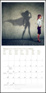 Modern Surrealism 2023 - Wand-Kalender - Broschüren-Kalender - 30x30- 30x60 geöffnet