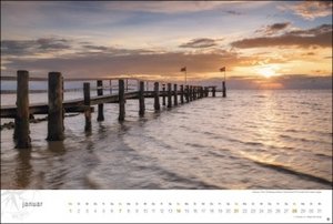 Nordsee Globetrotter Kalender 2024. Ein großer Fotokalender mit tollen Strandaufnahmen. Perfekter Wandkalender, um ein bisschen Urlaubsfeeling nach Hause zu bringen.