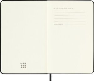 Moleskine 12 Monate Tageskalender 2024, Pocket/A6, Schwarz