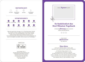 Drei Minuten Tagebuch 2023 - Palmen (All about purple)