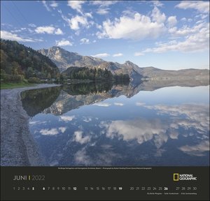 Deutschlands Naturparadiese National Geographic Kalender 2022