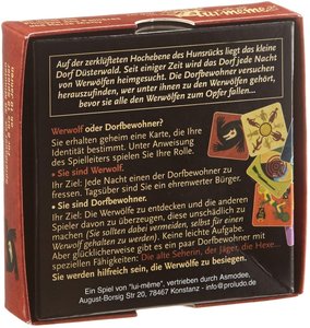 Asmodee LUDD0004 - Werwölfe von Düsterwald, Kartenspiel, Interaktionsspiel
