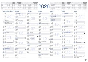 Tafelkalender A4 2026