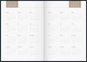 Wochenkalender, Buchkalender, 2024, Good Things, Grafik-Einband, türkis