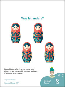 Stefan Heine Worte & Wissen Kids 2023 - Tagesabreißkalender - 11,8x15,9 -Rätselkalender - Tischkalender - Kinderkalender
