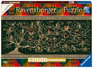 Ravensburger Puzzle 17299 - Familienstammbaum - 2000 Teile Harry Potter Panorama Puzzle für Erwachsene und Kinder ab 14 Jahren