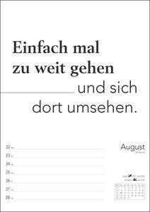 Typo-Sprüche-Kalender s/w Kalender 2022