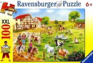 Ravensburger 10820 - Ponyhof, 100 Teile XXL Puzzle