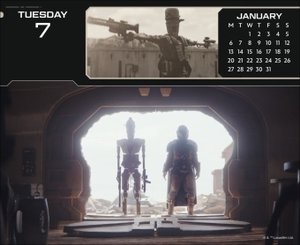 Mandalorian Tagesabreißkalender 2025