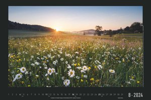 Naturlandschaften Deutschlands 2024 - Bildkalender 49,5x33 cm - die schönsten Landschaftsbilder Deutschlands - Wandkalender - Wandplaner