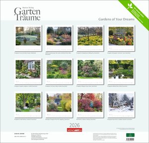 Gartenträume Kalender 2026