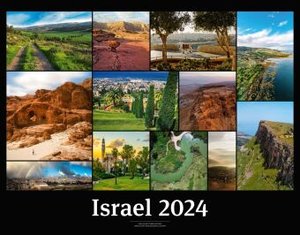 Israel 2024 - Black Version Wandkalender