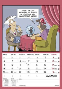 Der Rentner-Kalender 2023 - Bild-Kalender 23,7x34 cm - mit lustigen Cartoons - Humor-Kalender - Comic - Wandkalender - mit Platz für Notizen - Alpha Edition