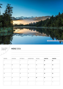 360° Neuseeland Broschürenkalender 2024