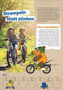 Schütze die Erde mit der Maus Wochenkalender 2026