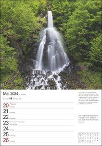 Naturschätze Deutschlands Wochenplaner 2024. Foto-Wandkalender zum Eintragen. Landschaften-Kalender 2024 mit Fotos für Naturfreunde. 25 x 35,5 cm. Hochformat