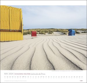 Schleswig-Holstein - Land zwischen den Meeren Kalender 2024. Großer Wandkalender mit stimmungsvollen Fotos zwischen Nordsee und Ostsee. Wandkalender XL mit hochwertigen Aufnahmen.