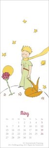 Der Kleine Prinz Lesezeichen & Kalender 2023. Lesezeichenkalender mit Motiven aus dem Kinderbuch-Klassiker. Mini-Kalender perfekt als kleines Geschenk