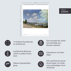 Impressionismus Kalender 2026
