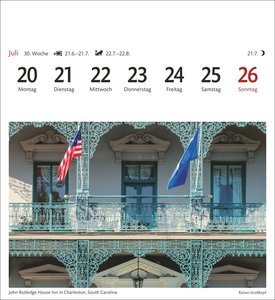 USA Sehnsuchtskalender 2026