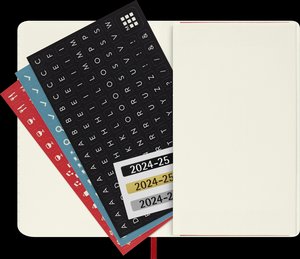 Moleskine 18 Monate Wochen Notizkalender 2024/2025, Pocket/A6