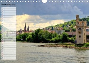 Von Lahnstein bis Rüdesheim - Am wunderschönen Mittelrhein (Wandkalender 2021 DIN A4 quer)
