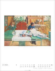 Carl Larsson Kalender 2026