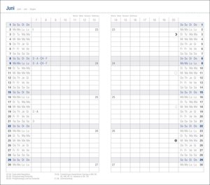 Monats-Taschenkalender, schwarz 2025