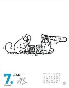 Simons Katze Tagesabreißkalender 2026