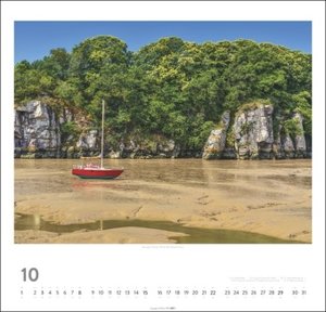 Bretagne Kalender 2023. Großer Wandkalender 2023. Fotograf Norbert Kustos zeigt die Region in diesem Kalender im Großformat von ihrer schönsten Seite.