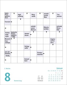 Stefan Heine Kreuzworträtsel Tagesabreißkalender 2026