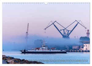 Maritime Impressionen Warnemünde (Wandkalender 2024 DIN A3 quer), CALVENDO Monatskalender