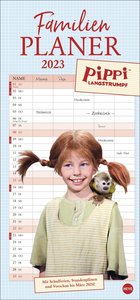Pippi Langstrumpf Familienplaner 2023